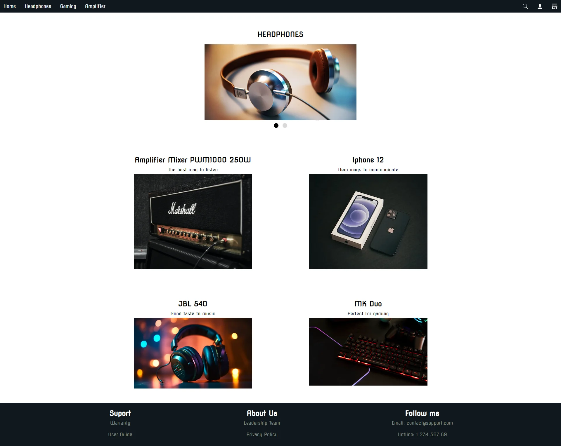 Website Store Opaque